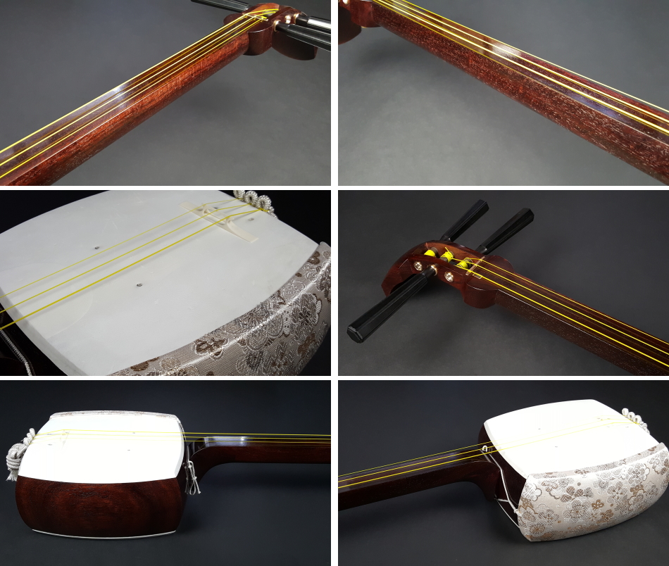 三味線 紅木紫檀製 天然素材 弦楽器 民謡 伝統楽器 【公式通販】