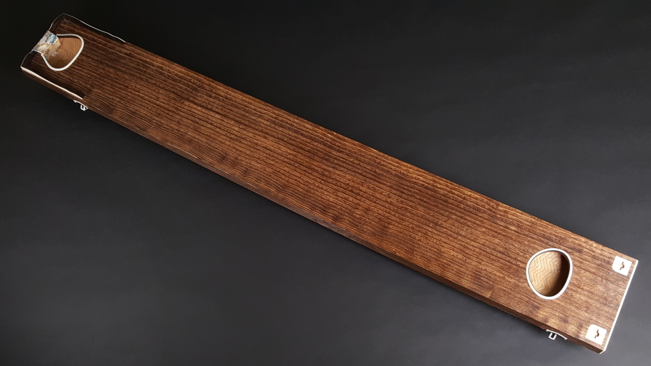 厳選中古品 琴）くり甲琴・玉縁象牙巻／1本線入 WKT-TKOTO22【和楽器