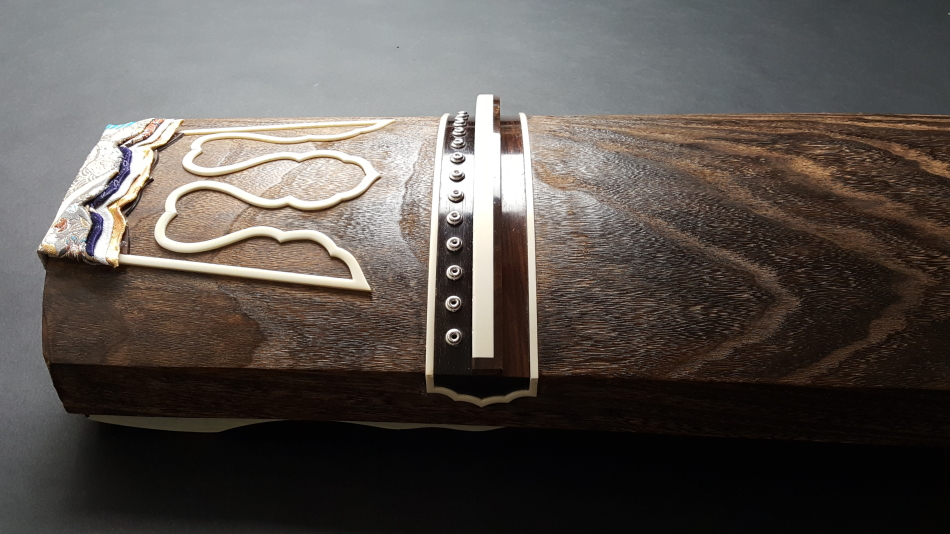 厳選中古品 琴）くり甲琴・玉縁紅木巻 WKT-TKOTO21【和楽器市場・本館】