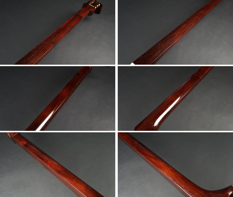 中古三味線】地唄紅木三味線・子持ち綾杉胴付（厳選品）【和楽器市場】