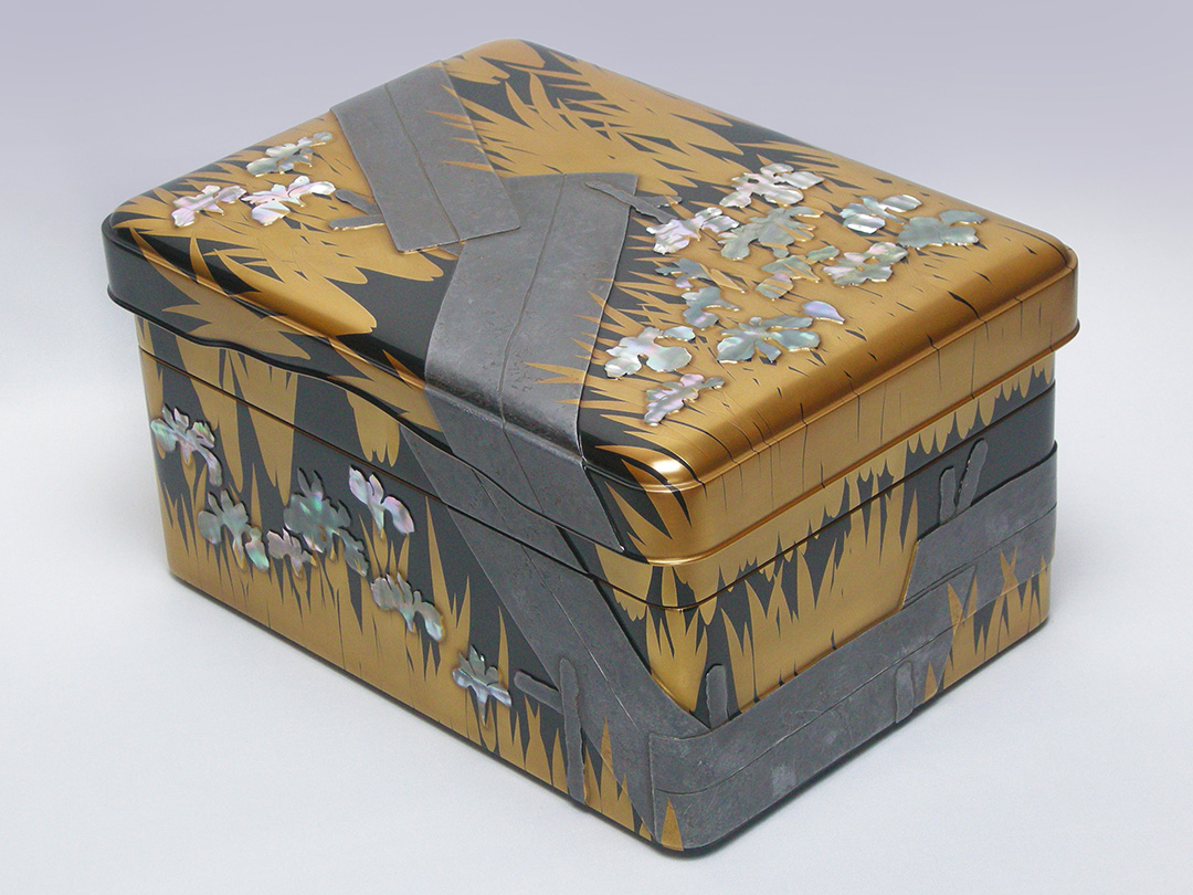 八橋蒔絵螺鈿硯箱 [再現] | 輪島塗の老舗 輪島屋善仁 | Wajimaya Zenni