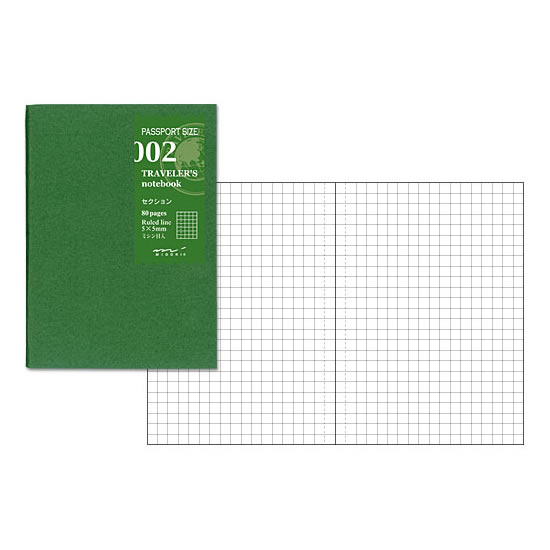 トラベラーズノート TRAVELER'S Notebook パスポートサイズリフィル