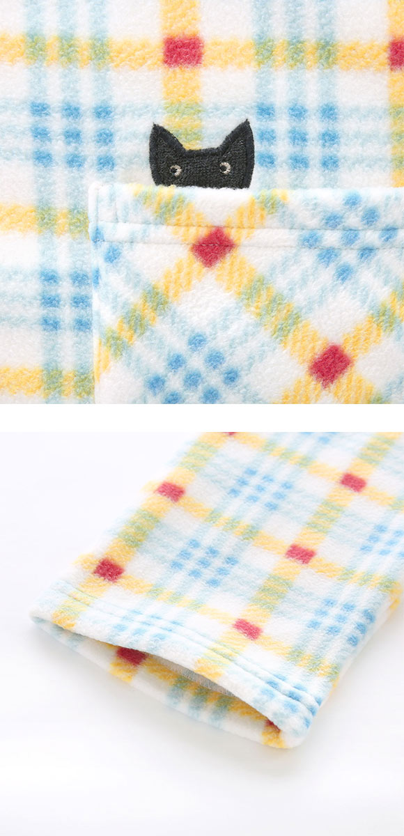 ワコール マタノアツコ フリース 長袖 パジャマ 上下セット ルーム