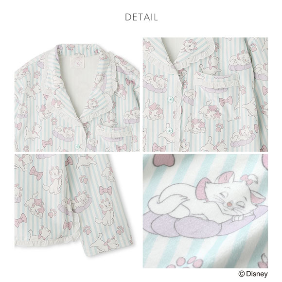 スナイデルホーム The Aristocats 総柄シャツ パジャマ ルームウェア