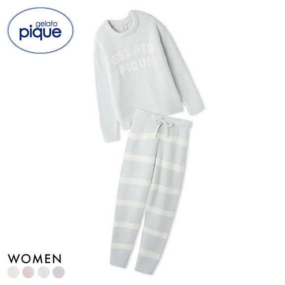 ジェラートピケ レディース パウダーロゴジャガードプルオーバー