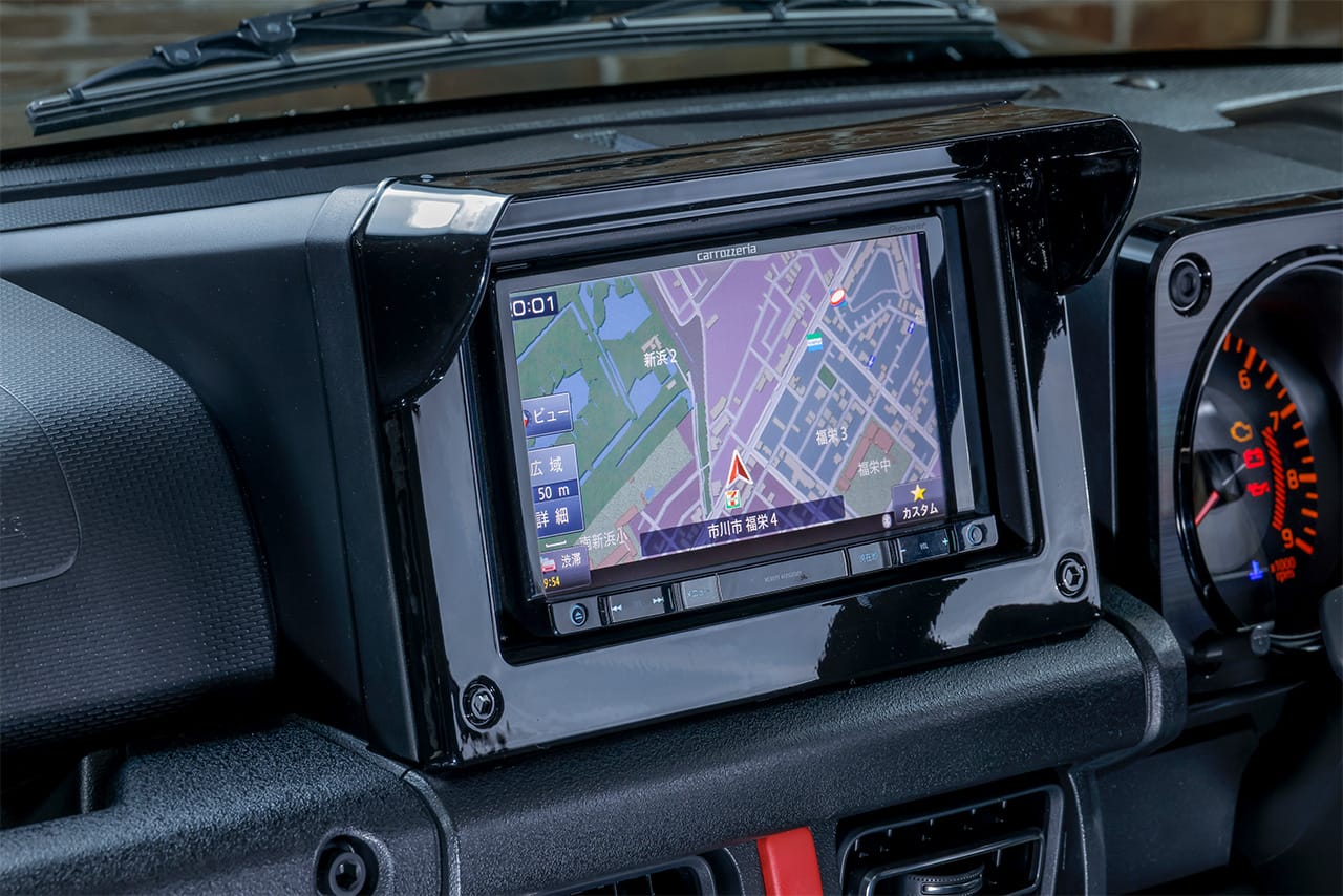 JB64W JB74W ジムニー シエラ ナビバイザー 7インチ用 - WANGAN357