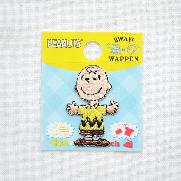 シールワッペン スヌーピー(チャーリー ブラウン) (S02Y2400