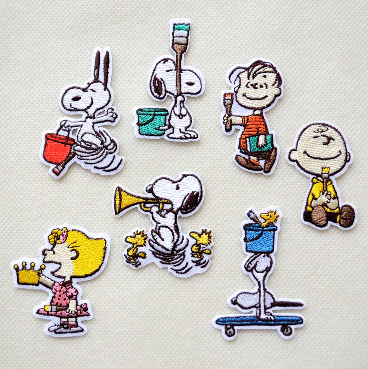 ワッペン スヌーピー チャーリー ブラウン 75th アイロン | ワッペン