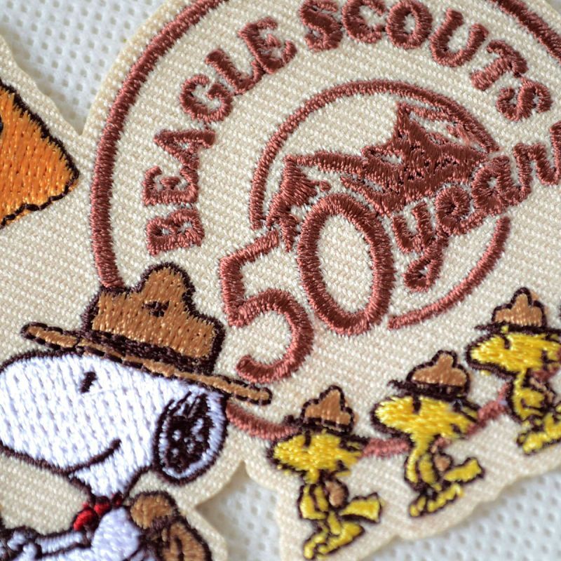 ワッペン ビーグルスカウト BEAGLE SCOUTS 50th スヌーピー&ウッド