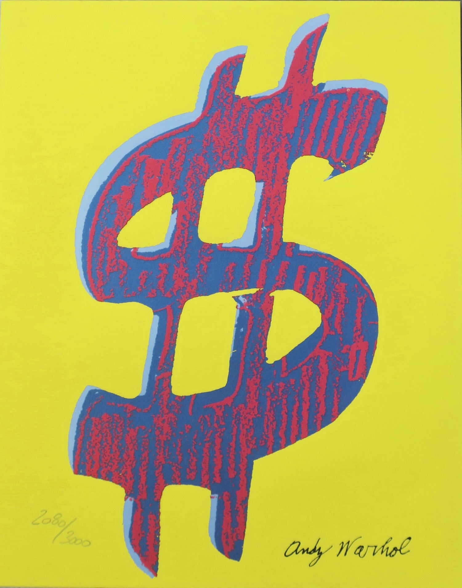 Andy Warhol Dollar Sign Lithograph – newPOPart Gallery