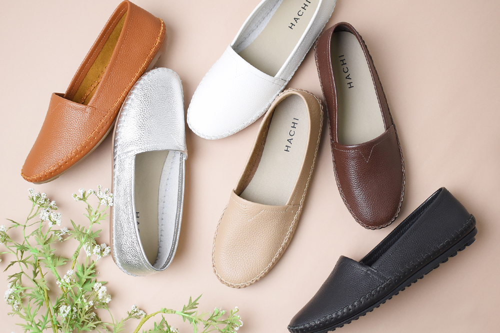 HACHI】素足スタイルが心地良いフラットシューズ - 銀座ワシントン