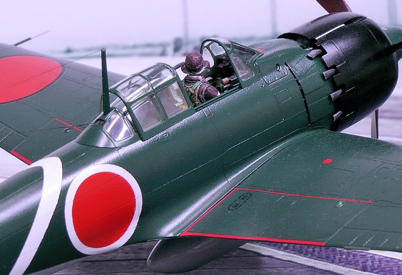 日本海軍艦上戦闘機零戦52型丙（ハセガワ新 1/32） 飛行機プラモデル製作