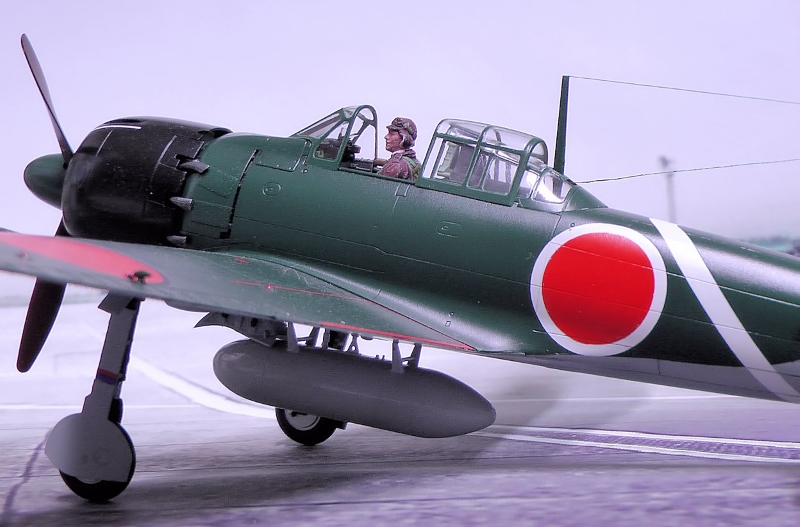 日本海軍艦上戦闘機零戦52型丙（ハセガワ新 1/32） 飛行機プラモデル製作