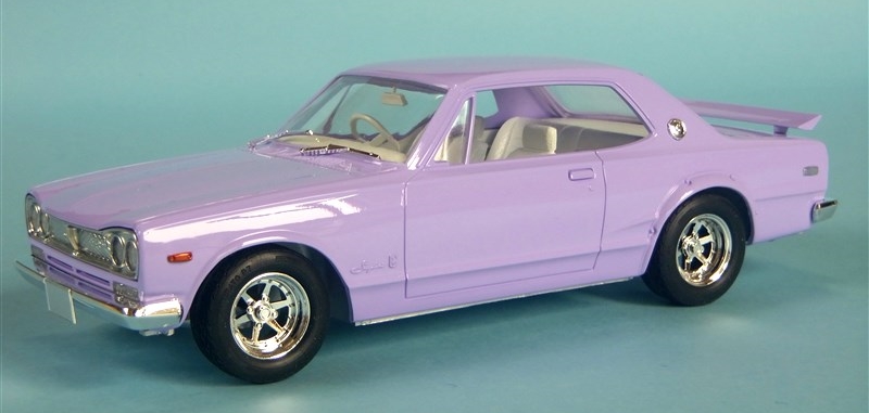 ハコスカGT-R（KPGC10）(アオシマ1/24) ＜カープラモデル製作 ＜2019年