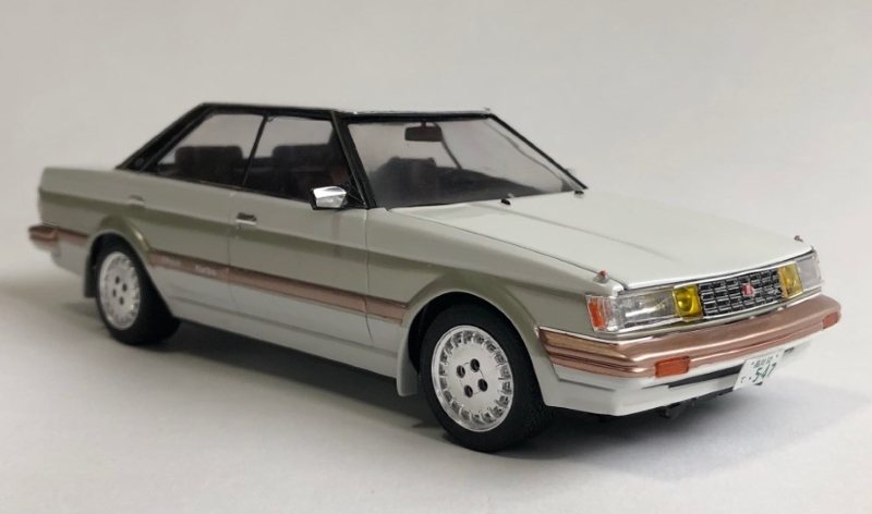 トヨタ マークII 2.0 ツインターボ（GX71） (フジミ 1/24)＞ 誌上