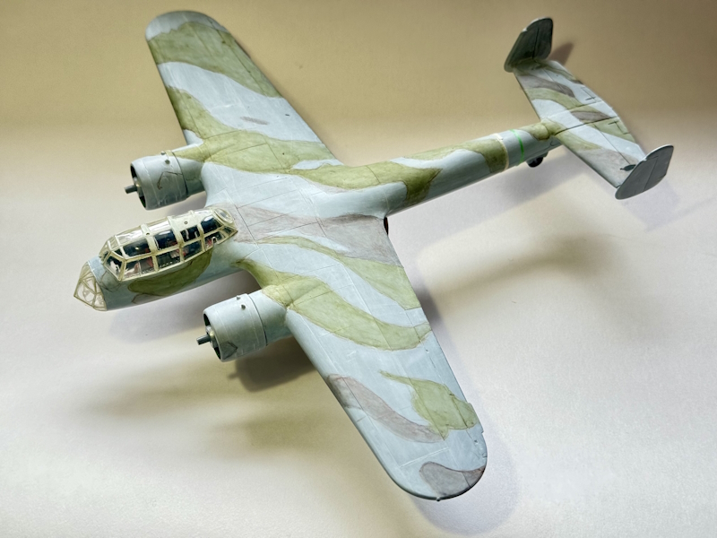 ドルニエDo17Z (フロッグ 1/72) ＞ 飛行機プラモデル製作＞2024年8月号