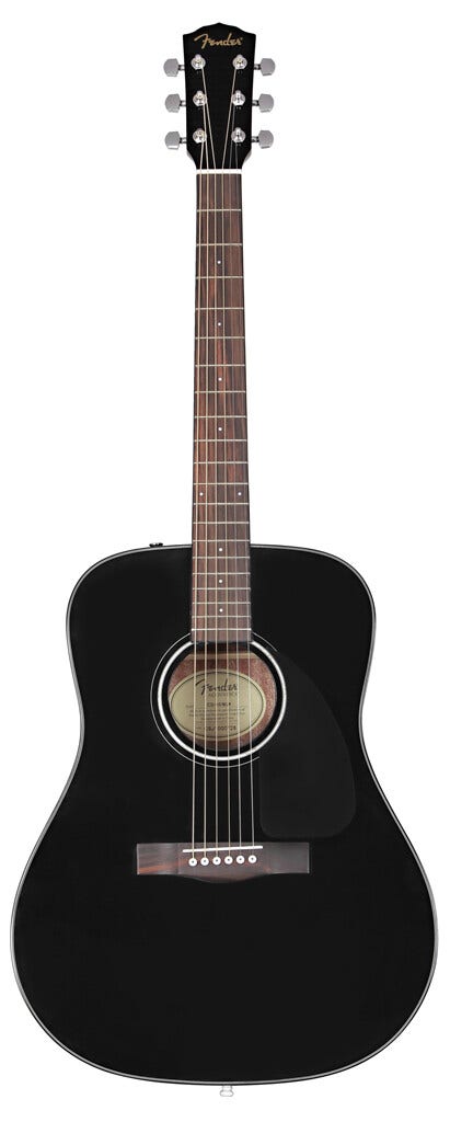 Fender CD-60 V3 Dreadnought Acoustic Guitar with Case - Black