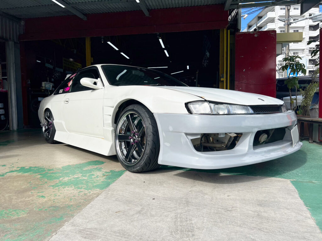 日産 シルビア S14 ZEAST BST2 18×9J/10J NANKANG NS-2R 225/40R18