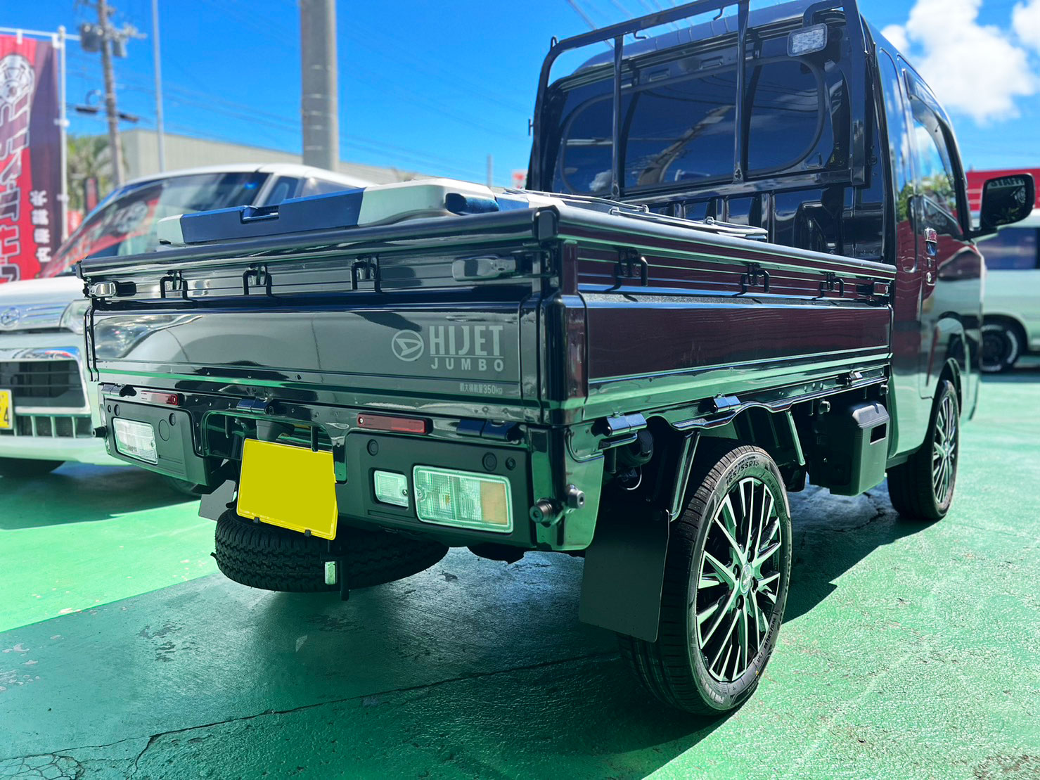 ダイハツ ハイゼットジャンボ SMACK LEGINA 15×4.5J MINERVA 165/55R15