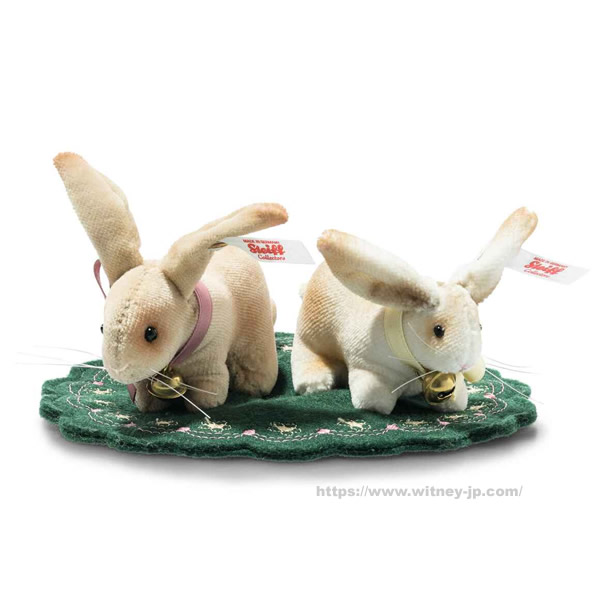 シュタイフ ラビットピンクッションセット Steiff Rabbit Pin Cushion