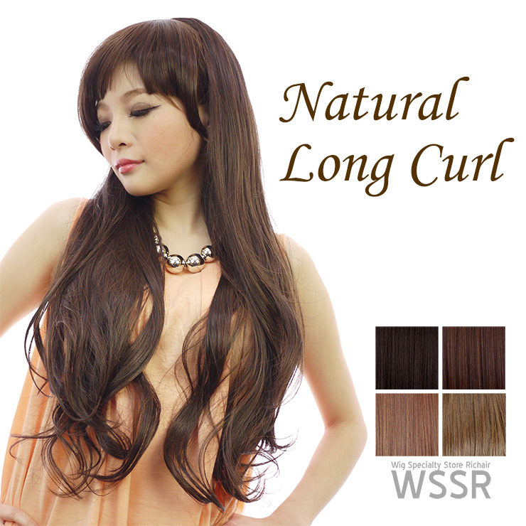ナチュラルロングカールハーフウィッグ - ウィッグ専門店リシェール
