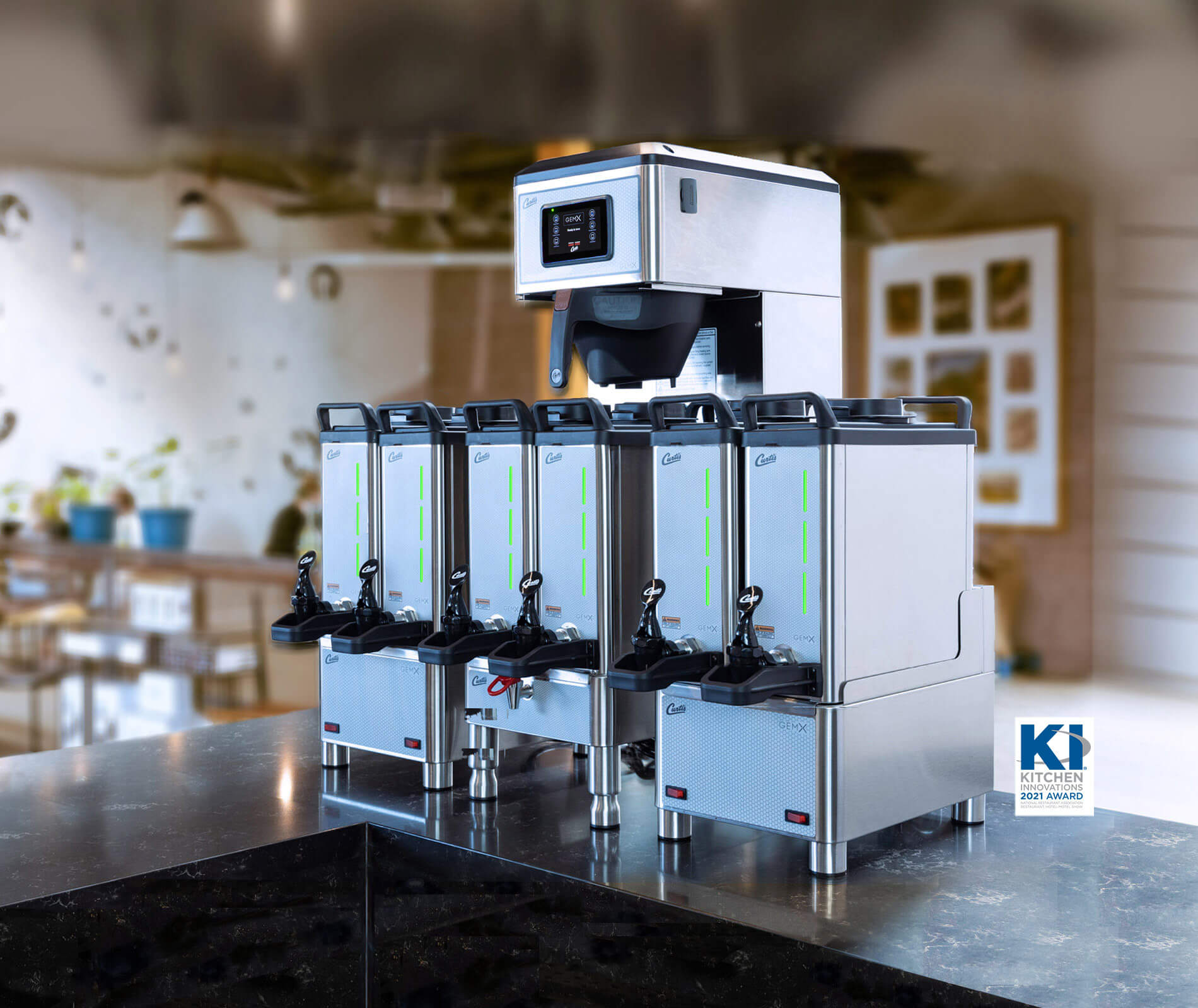 GemX Narrow Commercial Thermal Batch Brew Coffee Makers | Curtis