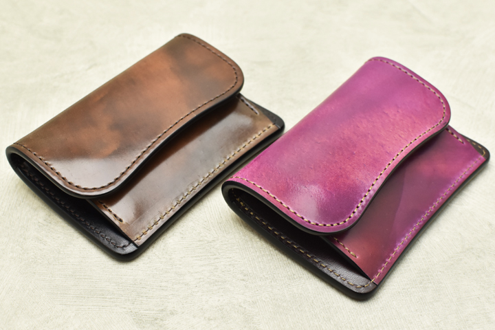 シェルコードバン（マーブル）を使用した革小物について 1 | WILDSWANS