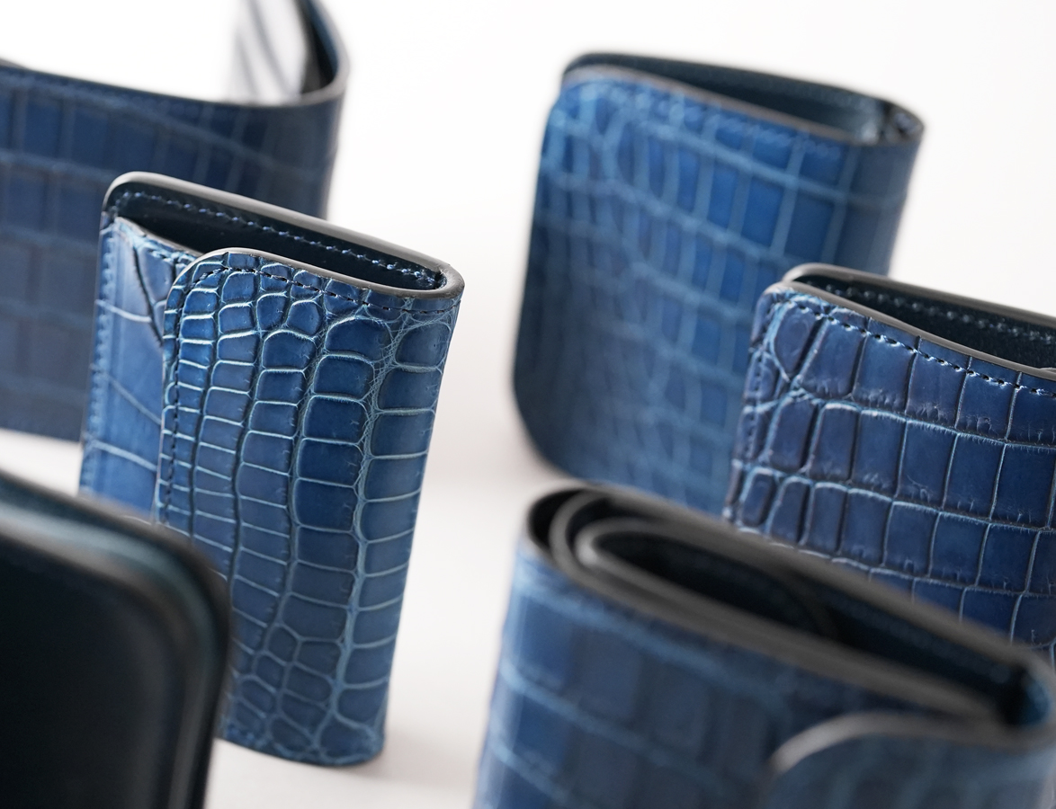 藍染ヌメクロコダイルシリーズについてのお話 | WILDSWANS(ワイルド
