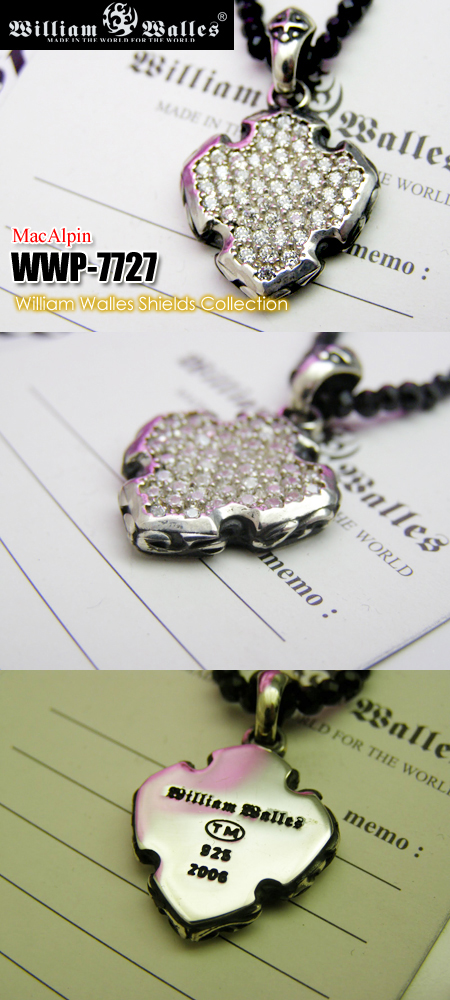 MacAlpin シールドペンダント[william walles] シールドペンダント