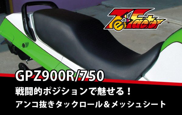 Ninja GPZ900R/750 戦闘的ポジション アンコ抜きタックロール