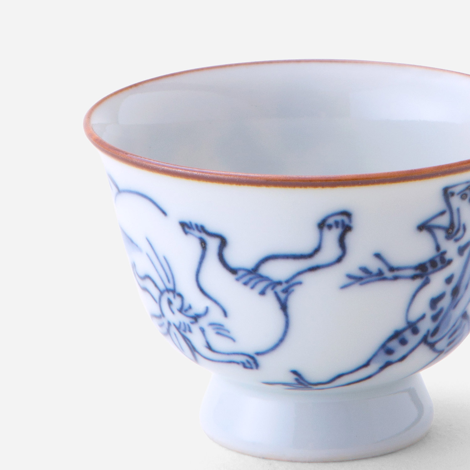 煎茶碗・ぐい吞 染付高山寺 | 西川貞三郎商店