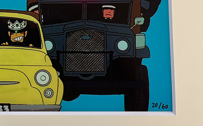 ルパン三世】＜カリ城セル画風ジクレーアート＞ グッズ販売 | トムス