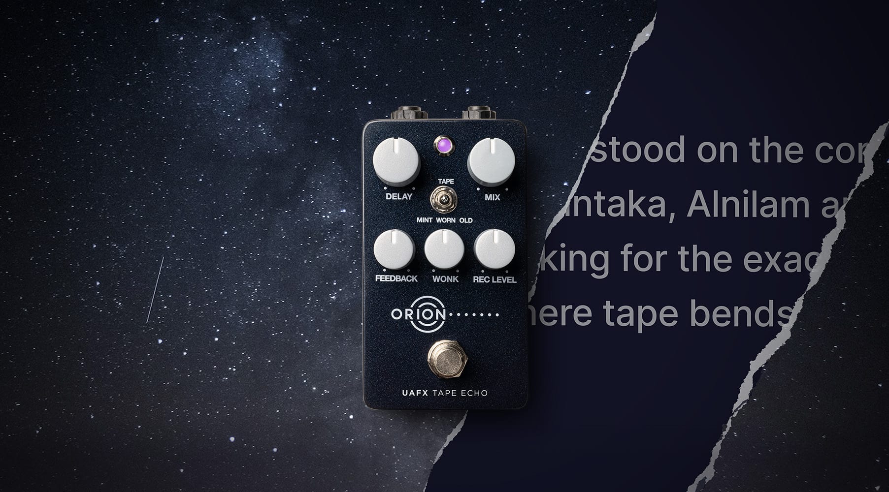 Universal Audio | UAFX Orion Tape Echo Pedal – TOT ALL AUDIO