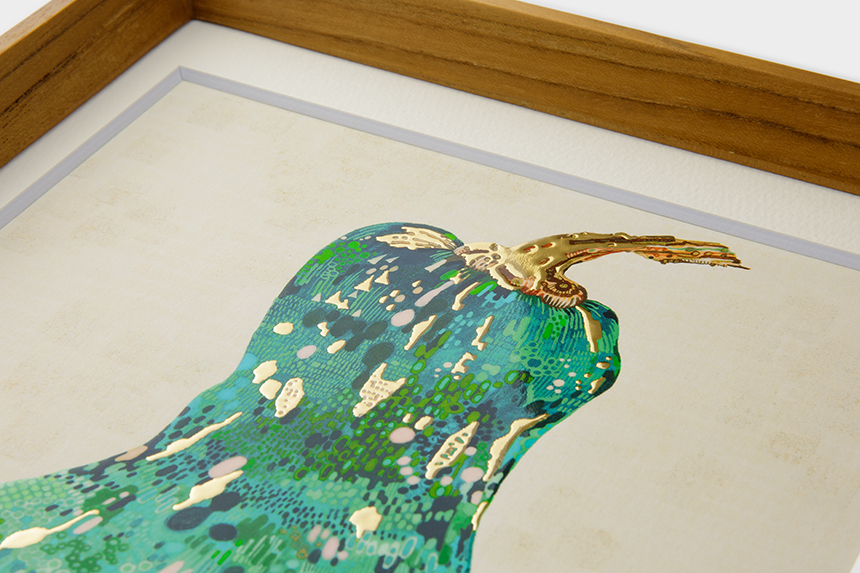 Yuko Kurihara 「翡翠かぼちゃ」 A4 アートポスター CWプリント