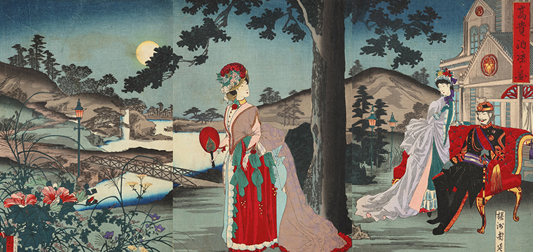 楊洲周延 作 「高貴納涼之図」／ホームメイト