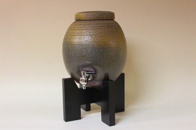 相馬美鶴作 備前焼 焼酎サーバー【大】 備前焼陶吉は人間国宝作品から