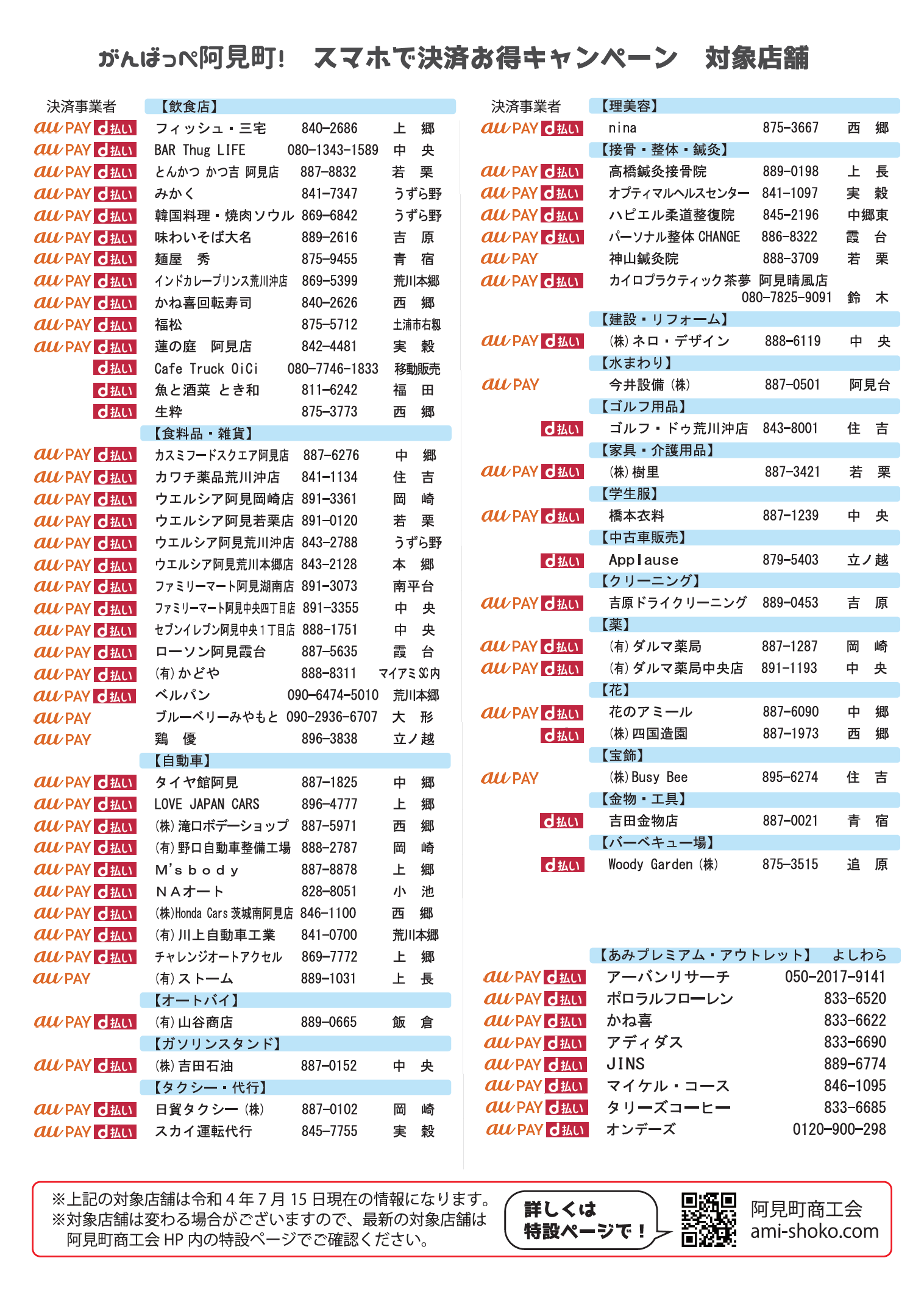 令和4年度「がんばっぺ阿見町！スマホで決済お得キャンペーン」の