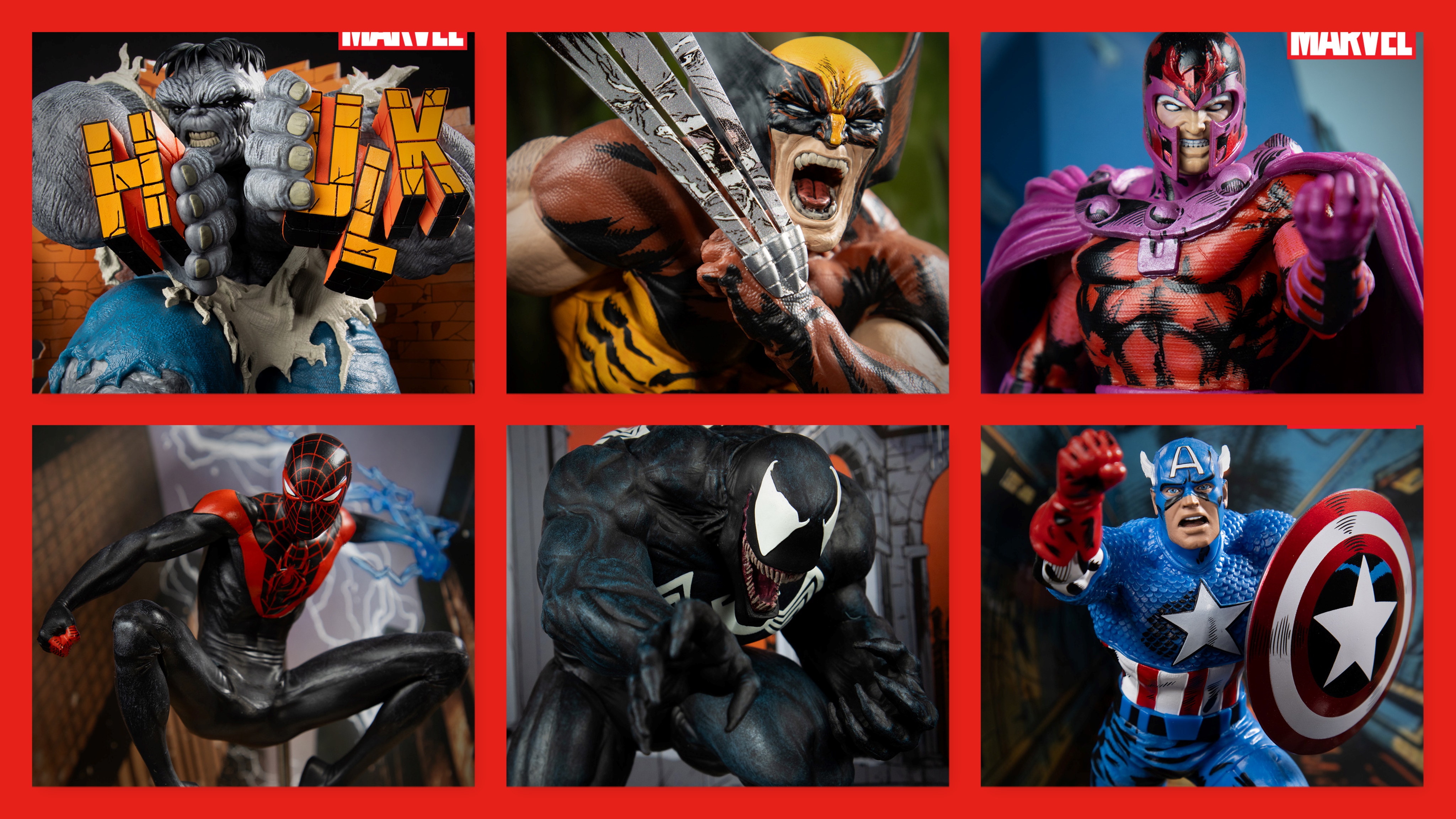 Marvel Venom & More Posed 1/10 Scale Figures From McFarlane Teaser