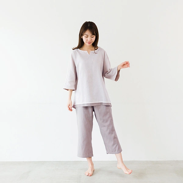 和晒（わさらし） 2枚重ねガーゼパジャマ レディース: パジャマ｜東洋