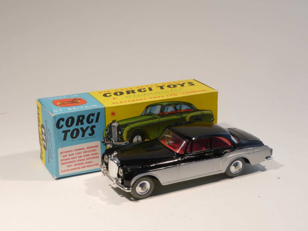 Corgi 224, Bentley Continental - Free Price Guide & Review