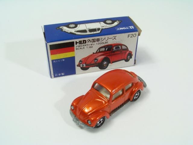 Tomica F20, Volkswagen Beetle 1200LSE - Free Price Guide & Review