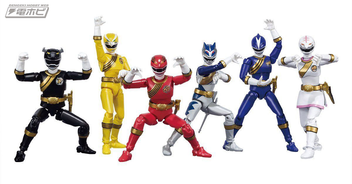 スーパー戦隊ヒーローのアクションフィギュアシリーズ「SHODO SUPER