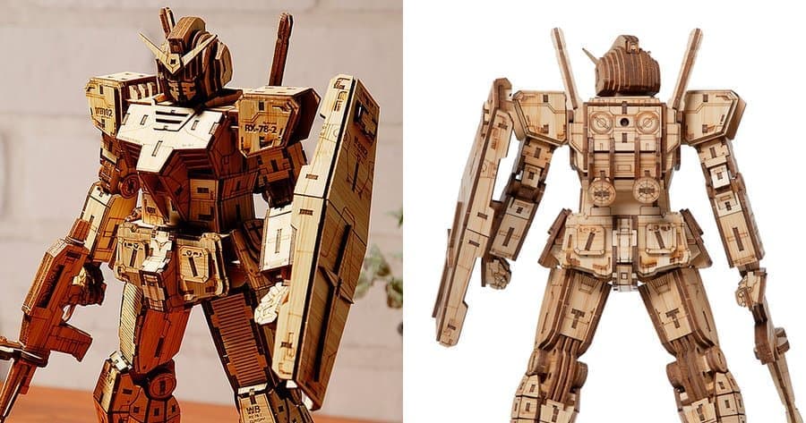 プラ」ならぬ「竹」でガンダムを組み上げる新商品「Bamboo Art wa-gu