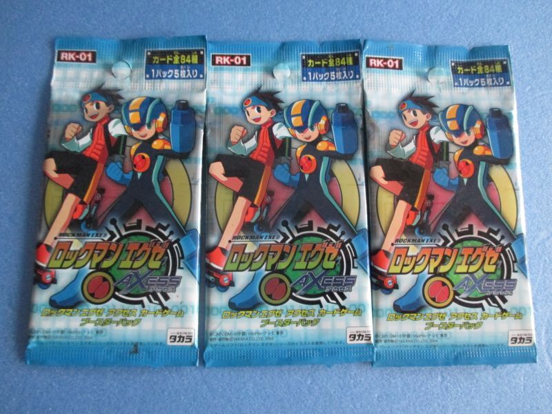 ロックマンエグゼ[アクセス カードゲーム ブースターパック×3]Rockman