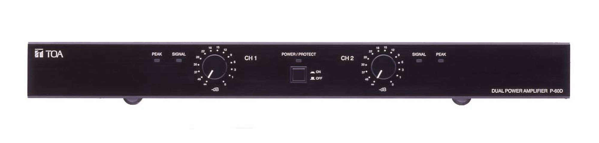 パワ－アンプ 90W×2ch (P-60D) | TOA株式会社
