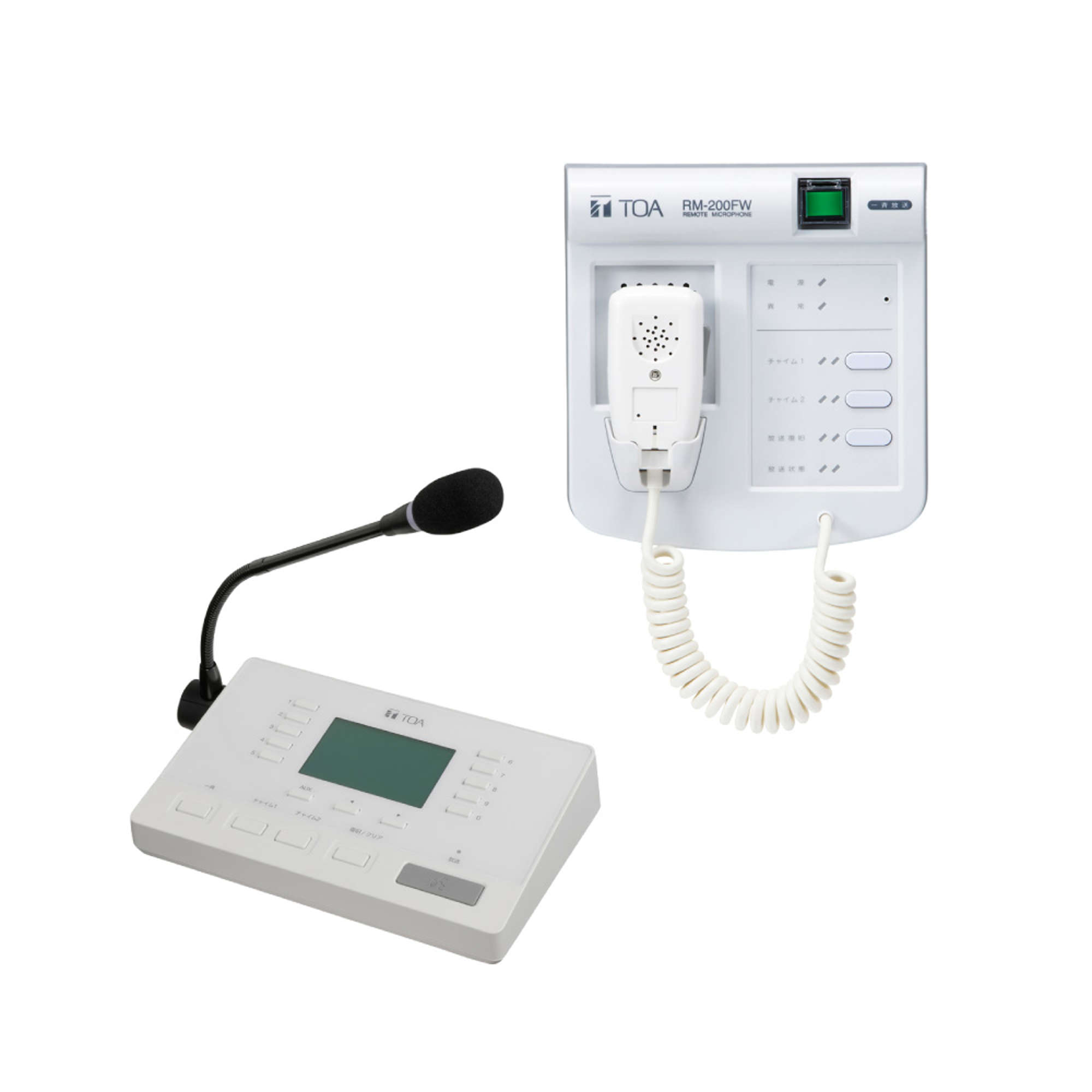 リモートマイク | ラック型非常用放送設備 | 商品 | TOA株式会社