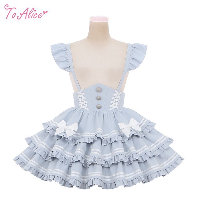 ToAlice】L1530マリンアイドルハイウエストティアードスカート - To Alice