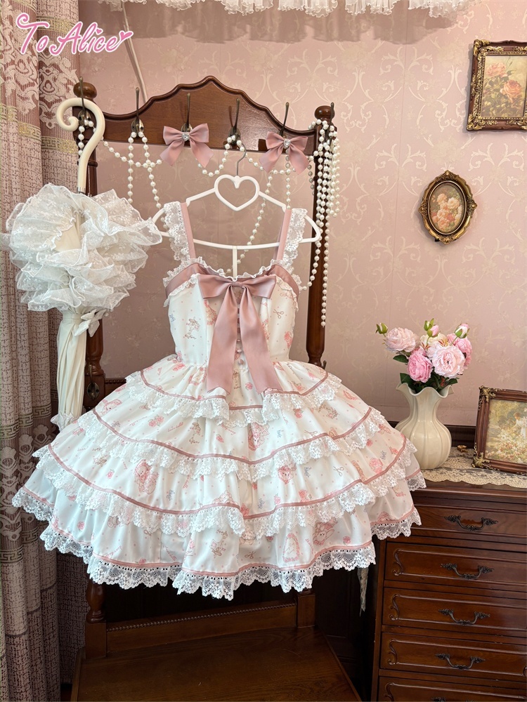 ToAlice】L1667 Make Teddy Bearジャンパースカート【30％OFF】 - To Alice