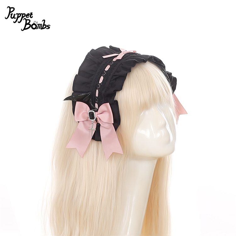 PuppetBombs】QS176 小悪魔リボンヘッドドレス風カチューシャ - To Alice