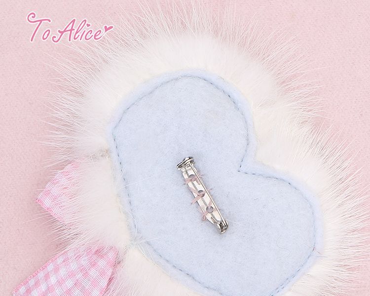 ToAlice】S1491ハートファーブローチ【50％OFF】 - To Alice